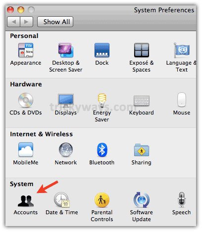 xóa tài khoản người sử dụng trên Macbook