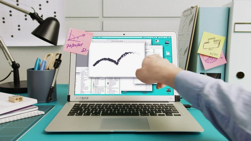 màn cảm ứng AirBar cho Macbook Air cũ