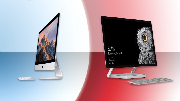 So sánh Surface Studio và iMac