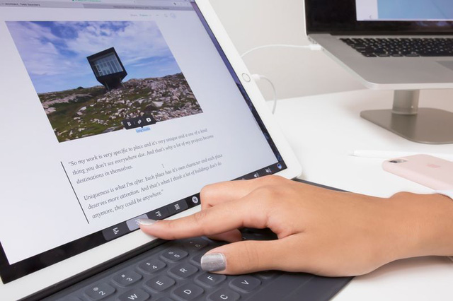 iPad từ giờ có thể dùng Touch Bar với phần mềm Duet Display