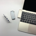 Cáp chuyển HyperDrive 5 in 1 Type-C to USB-C/USB 3.1/SD/TF (GN21B) - ảnh 1