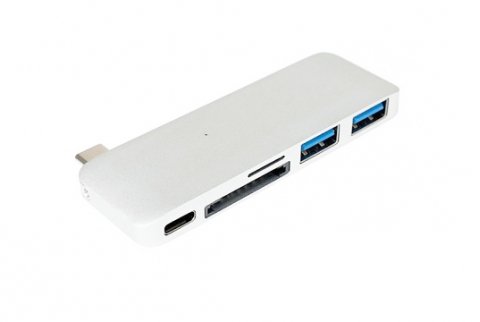 Cáp chuyển HyperDrive 5 in 1 Type-C to USB-C/USB 3.1/SD/TF (GN21B) - ảnh 3
