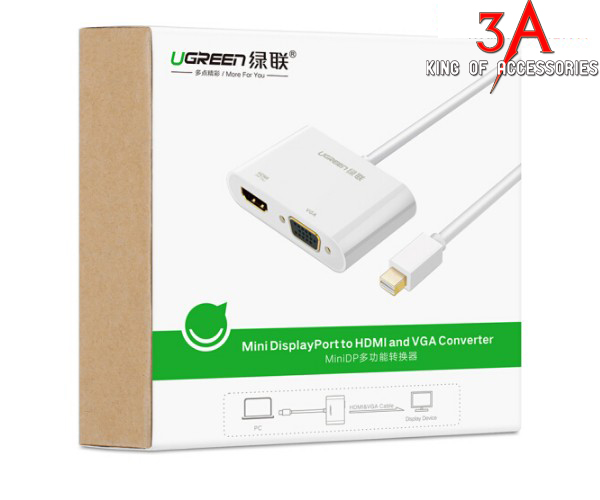 Cáp chuyển Ugreen từ Mini Displayport ra HDMI + VGA - ảnh 2