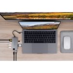 Cáp chuyển Hyperdrive 8 in 1 Type-C to HDMI/LAN/USB-C/USB 3.1/Mini Displayport/SD/TF (HD247B) - ảnh 3