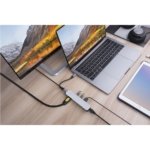 Cáp chuyển HyperDrive 6 in 1 Type-C to HDMI/USB-C/USB-A/LAN (HD233B) - ảnh 4