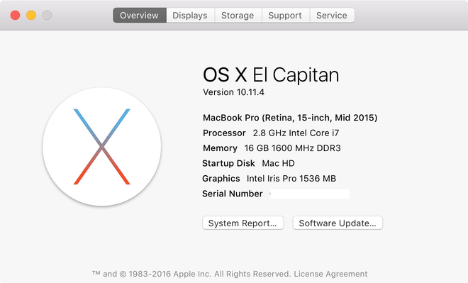 Apple xác nhận thay thế pin miễn phí cho dòng Macbook Pro 15 inch 2015, bạn nên kiểm tra ngay !