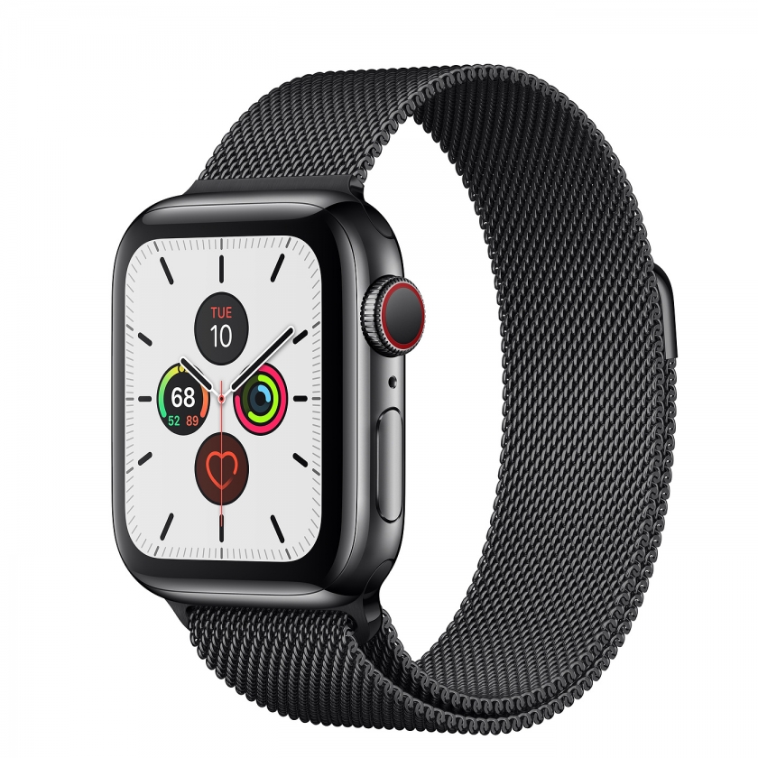 Apple Watch Series 5 GPS + Cellular ( Thép/44mm/Milan ) - ảnh 3