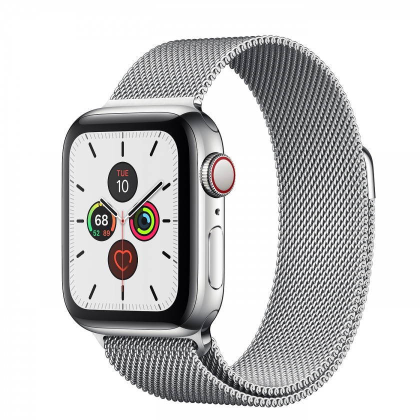 Apple Watch Series 5 GPS + Cellular ( Thép/44mm/Milan ) - ảnh 2