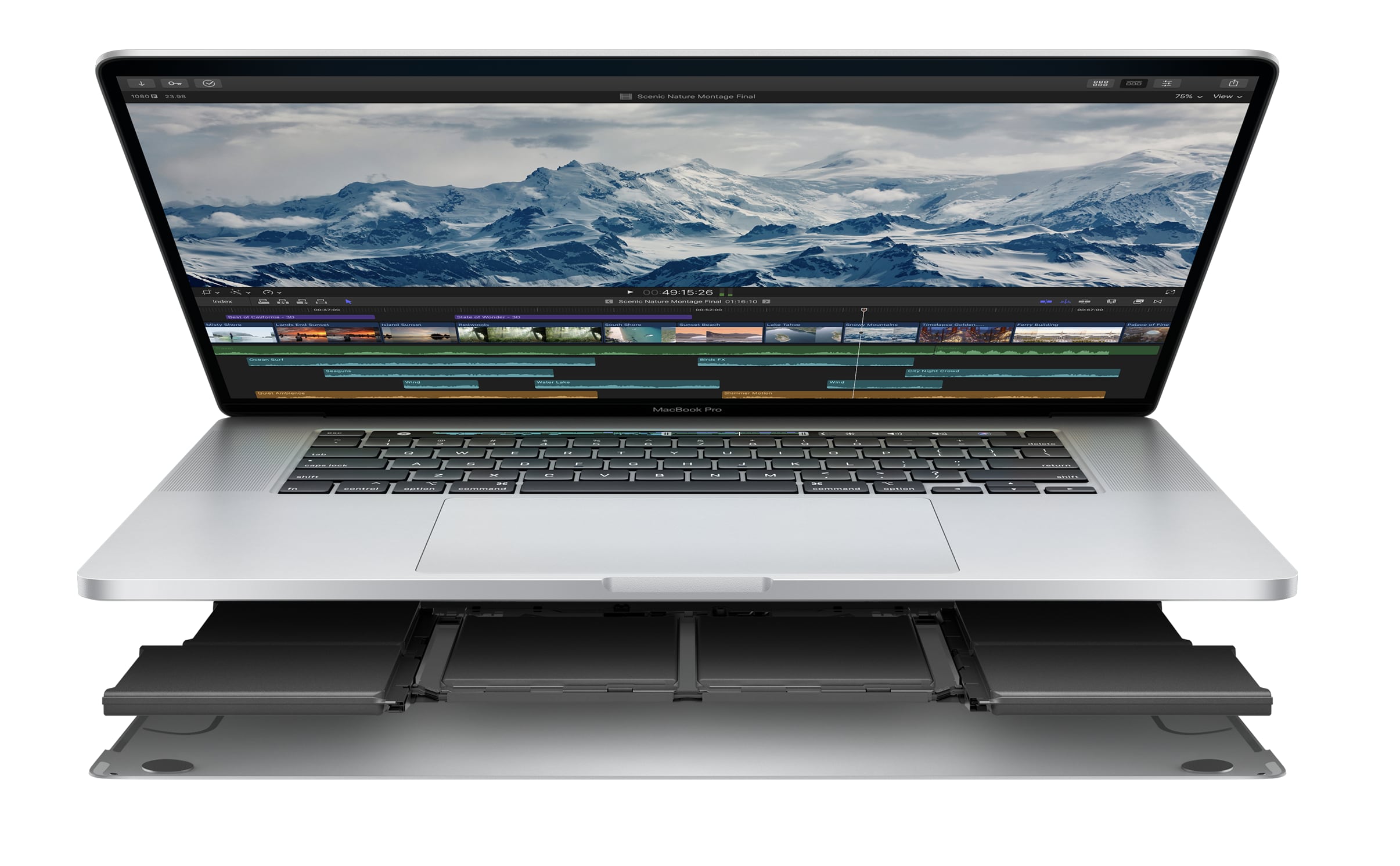 Macbook Pro 16” mới : Viền màn hình siêu mỏng, bàn phím Magic Keyboard, chip 8 nhân, 6 loa, option 8TB SSD - ảnh 6
