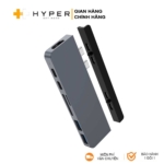 Cáp chuyển HyperDrive 7 in 2 Type-C to HDMI/USB-C/USB 3.0/SD/TF (HD28C) - ảnh 2