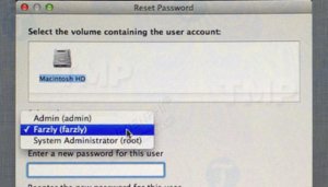 Reset password qua Recovery mode