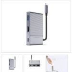 Cáp chuyển HyperDrive GEN2 6 in 1 Type-C to USB-C/USB-A/HDMI/SD/TF/jack 3.5mm ( HD-G206 ) - ảnh 2