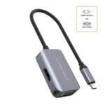 Cáp chuyển HyperDrive 4K 2 in 1 Type-C to HDMI/VGA  (HDC2HV) - ảnh 1