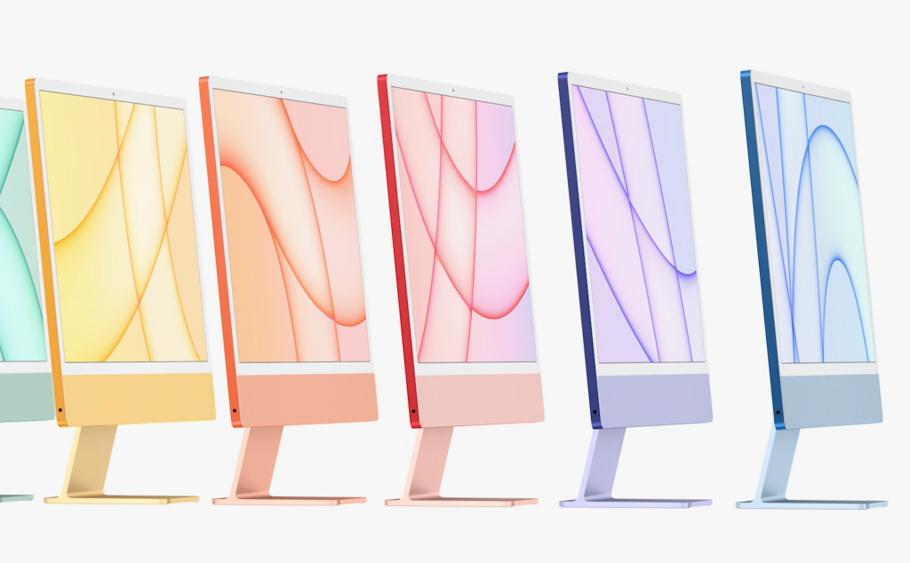 iMac 2021 - màu sắc