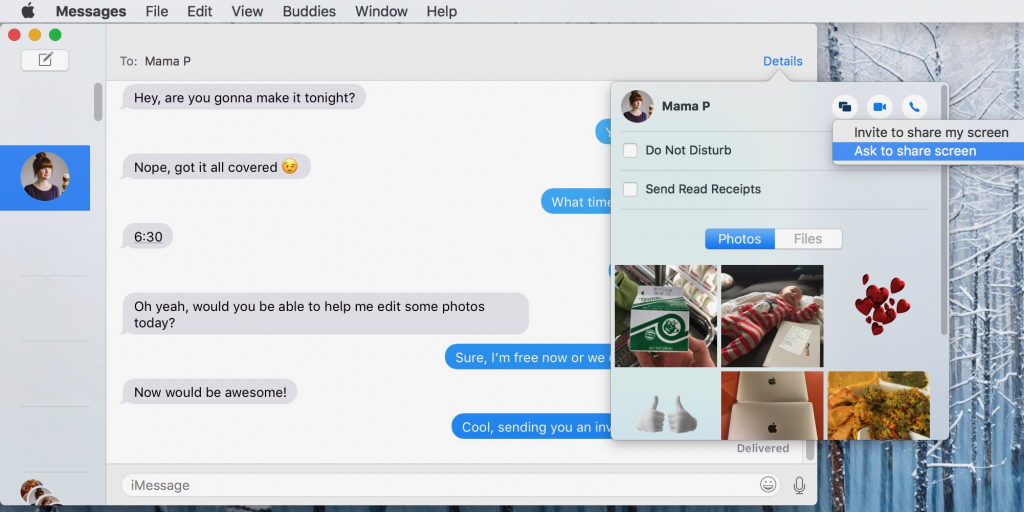 Chia sẻ màn hình giữa các sản phẩm Mac với Screen Sharing - ảnh 6