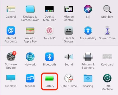 Cài đặt Pin macOS
