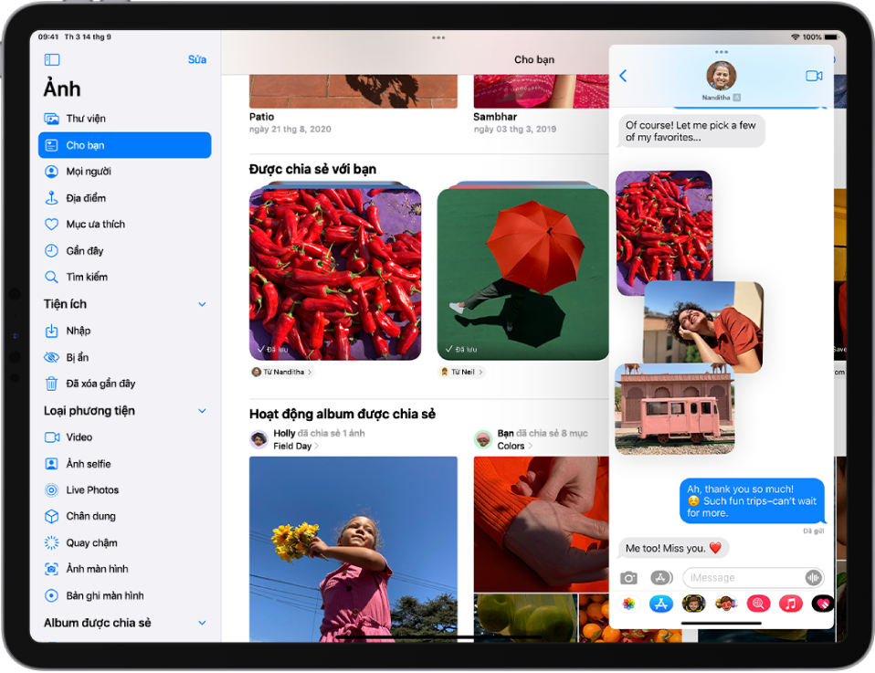 Sử dụng Slide Over trên iPad
