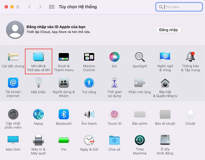 Màn hình nền & Trình bảo vệ Màn hình
