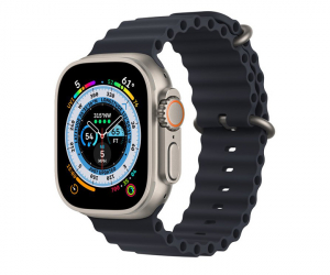 Apple Watch Ultra Titanium Case with Ocean Band 49mm (GPS/Cellular) – NEW