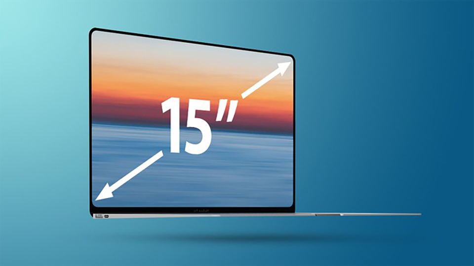 Màn hình sắc nét 15 inch macbook air 15 inch