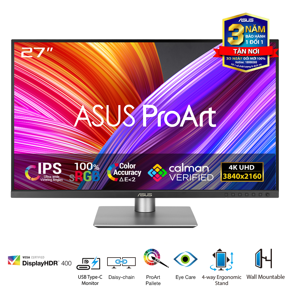 Màn hình ASUS ProArt Display PA279CRV – 27″ 4K UHD IPS – NEW - ảnh 2