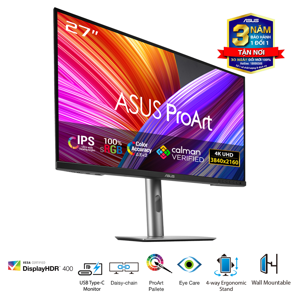 Màn hình ASUS ProArt Display PA279CRV – 27″ 4K UHD IPS – NEW - ảnh 5