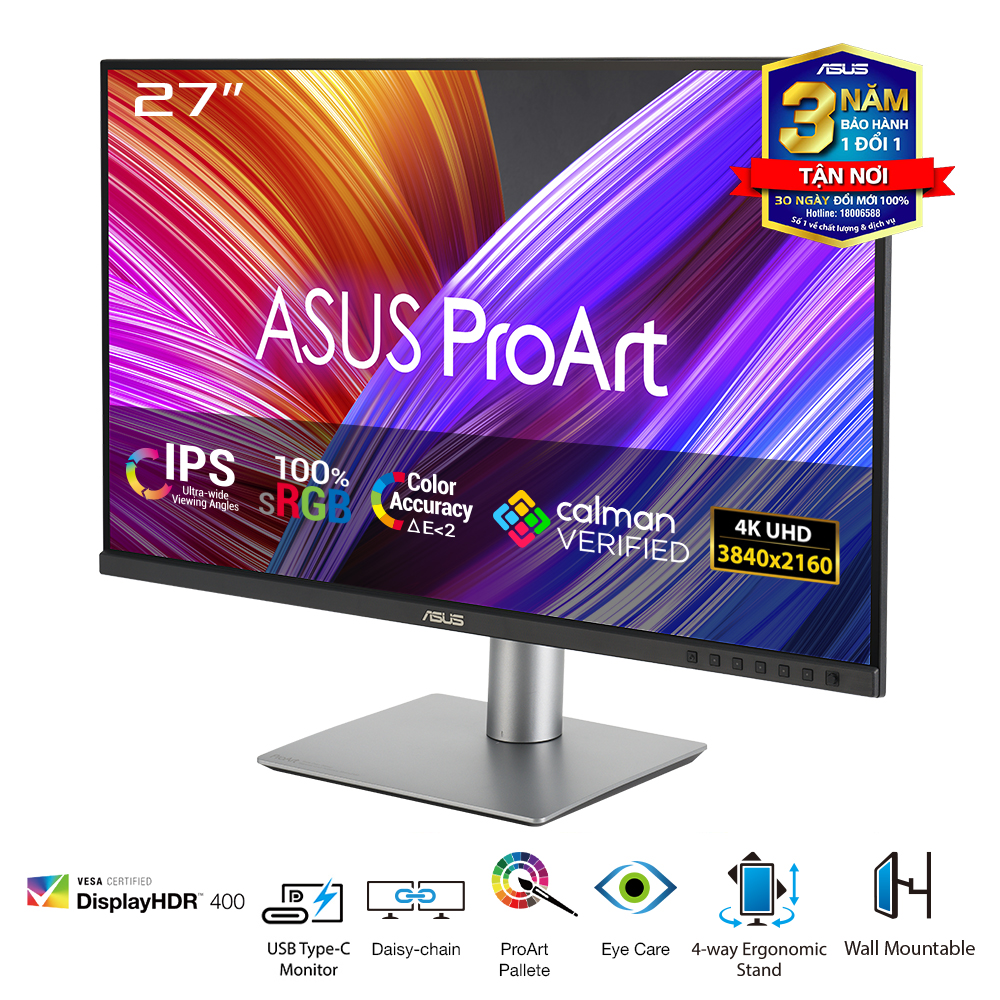 Màn hình ASUS ProArt Display PA279CRV – 27″ 4K UHD IPS – NEW - ảnh 6