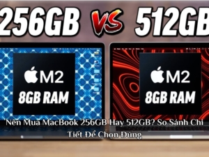 Nên Mua MacBook 256GB Hay 512GB? So Sánh Chi Tiết Để Chọn Đúng