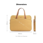 Túi xám kiêm túi chống sốc Milan Briefcase 13/14 Inch - ảnh 3